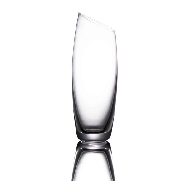 BACK IN STOCK! NIB Bomshbee Sloane Slanted Champagne Flutes (4) - Picture 5 of 13